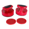 Bluewave Pro-Series Red Air Hockey Strikers and 3" Pucks in 4"