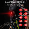 Rockbros Smart USB Rechargeable Ipx6 Waterproof And Durable Bike Tail Light
