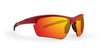 New Epoch Eyewear 7 Shatterproof Polycarbonate Red Frameed Red Lenses Sunglasses