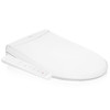 Brondell Swash Thinline Luxury Bidet Toilet Seat With Side Arm Control Round