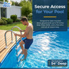 Bluewave Standard Stainless Steel In-Pool Ladder For 54" Deep Above Ground Pools