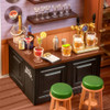 HRP Robotime Leisurely Cheers Bar Diy Plastic Miniature House