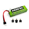 HRP Rage R/C 5200Mah 2S 7.4V 35C Hard Case Lipo Battery W/Uni Connector