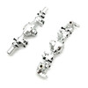 HRP Racers Edge Silver Aluminum Axle Housing Set Front And Rear Cen F-250