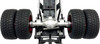 HRP Racers Edge Silver Aluminum Axle Housing Set Front And Rear For Cen F450