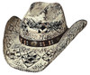 New Bullhide Montecarlo Girl Next Door Painted Toyo Straw Western Hat