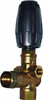 AR Blue Clean Vrt3-310 Pressure Washer Unloader Black 4500 Psi Knob, Brass