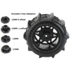 HRP Power Hobby 1/10 Rooster 2.8" Belted Paddle Sand Snow Tires 12Mm