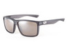 New Sundog Men's Flip -Crystal Smoke Frame Brown-White Mirror Sunglasses