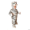 Underwraps Baby's Tiger Costume Jumpsuit, White, Small (6-12 Months)