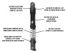 HRP Reef'S Rc Xp Aluminum Shocks 90Mm 2Pk