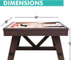 FreeTime Fun 5' Bumper Pool Table Only in Espresso