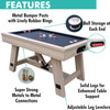 FreeTime Fun 5' Bumper Pool Table Only in Rustic Oak