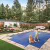 FreeTime Fun 5-Yr 20 x 40  Rect Safety Cover w/ CES Blue Mesh
