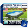 FreeTime Fun OG Radiant 17'x33' Grecian 52" Deep Std Bead Liner Azure Peak