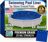 FreeTime Fun AG 24' Rd 52" Deep Multi-Bead Liner Azure Peak