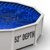 FreeTime Fun AG 10' Rd 52" Deep Multi-Bead Liner Azure Peak