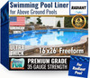FreeTime Fun OG Radiant 16'x26' Freeform 52" Deep Liner Azure Peak