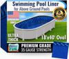 FreeTime Fun AG 18'x40' Oval 52" Deep Multi-Bead Liner Azure Peak