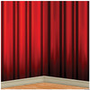 Red Curtain Backdrop 4' X 30'