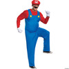 Disguise Mens Mario Costume, Official Super And Hat Adult Sized, Mario, XL 42-46
