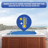 Bluewave 12-Mil Solar Blanket For 7-Ft X 8-Ft Rectangular Hot Tubs Cover