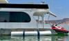 Island Hopper 5' X 2' Inflatable Bull Shark Bumper Fenders, Heavy Duty PVC