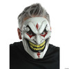 Evil Jester Injection Mask White and Red - One Size Fits Most