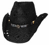 Bullhide Hats 2542Bl Run A Muck Collection All Summer Long S-M Black Cowboy Hat