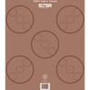 Maple Leaf S3DA 3D Target Face Brown ASA 25 pk.