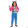 DreamWorks Gabby's Dollhouse, Official Gabby Kids Costume and Cat Ears Headband,