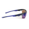 Sundog Alpha Polarized Matte Black Frame w. Brown Icy Blue Mirror Sunglasses