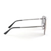 Sundog Money Polarized Dark Shiny Gunmetal Frame Grey Blue Mirror Sunglasses