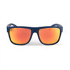 Sundog Swell Polarized Matte Dark Navy Frame Grey Light Orange Mirror Sunglasses