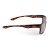 Sundog Whip Polarized Brown Tortoise Frame Brown Light Gold Mirror Sunglasses