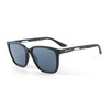 Sundog Vantage Polarized Matte Black Frame Grey Blue Flash Mirror Sunglasses