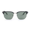 Sundog Genius Matte Black & Gunmetal Frame w. Green Flash Mirror Sunglasses