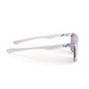 Sundog Sonic Shiny Crystal Grey Frame w. Grey Icy-Blue RVO Lens Sunglasses