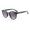 Sundog Ruby Shiny Black Frame w. Gradient Grey Lens Sunglasses