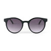 Sundog Ruby Shiny Black Frame w. Gradient Grey Lens Sunglasses