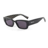Sundog Sixty Paula Creamer Shiny Black Frame w. Grey TrueBlue Lens Sunglasses