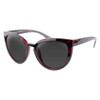 Bobster Sail Gloss Red Tortoise Frame Smoked Polarized Lens Sunglasses