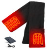 Actionheat 5V Battery Heated Fleece Black Scarf