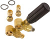 New AR Blue Clean Ar21669 Pressure Washer Unloader VR35 4000PSI NPT Brass