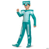 Kids Classic Minecraft Diamond Armor Jumpsuit Costume Large 10-12