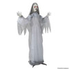 5 Ft. 6" Animated Standing Cracked Face Woman Halloween Decoration