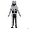 Kids Classic Minecraft Skeleton Jumpsuit Costume Small 4-6