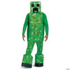 Adults Prestige Minecraft Creeper Costume - One Size 42-46