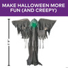 5 Ft. 8" Reaper With Animated Wings Halloween Decoration