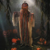 5 Ft. 8 3/4" Animated Standing Pumpkinhead Man Halloween Decoration